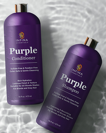 Infina Essentails Purple shampoo &amp; Conditioner Set