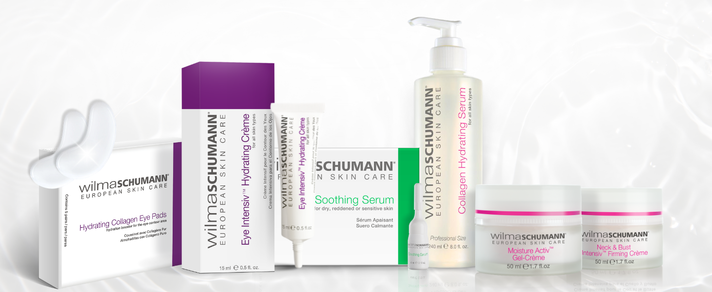 powerful line of soothing and brightening serums