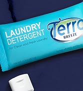 Terra Breeze Laundry Detergent Powder - 1.5 oz Individually Wrapped Packet (Case of 50)