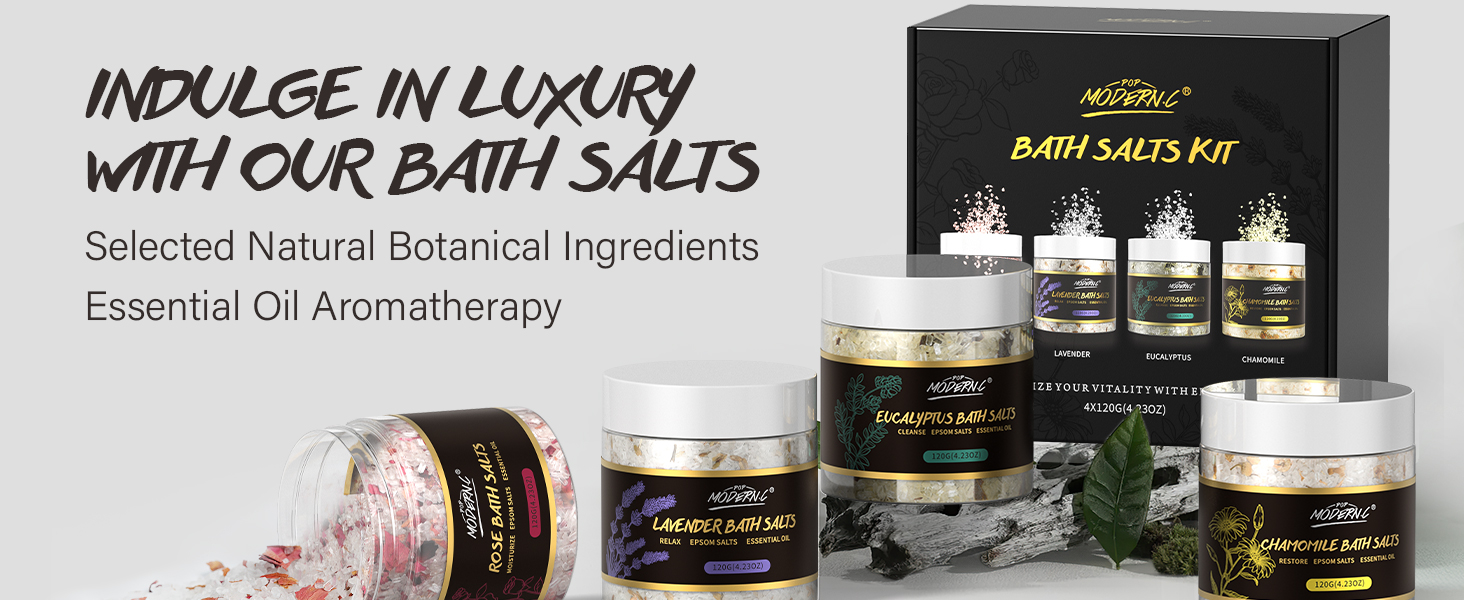 Indulge in Luxury with Our Bath Salts