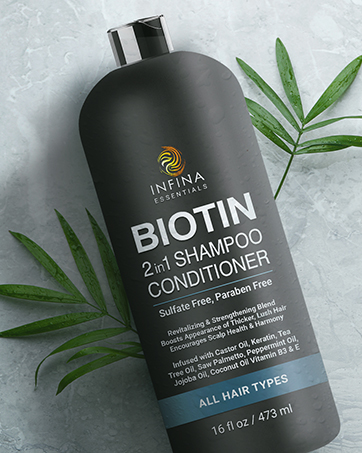 Biotin Shampoo and Conditioner Best Hair Care Brand Infina Essentials