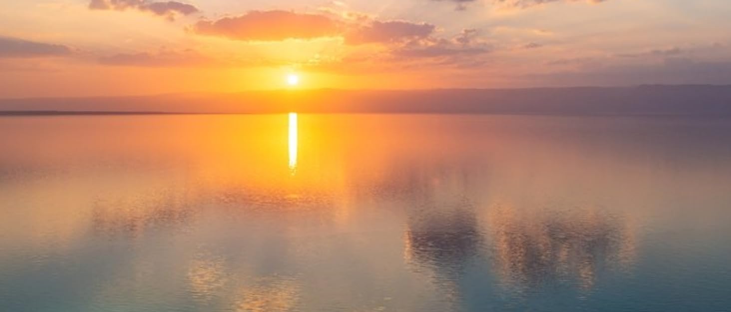 Sunset on the Dead Sea