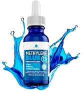 Dr. Robaina Methylene Blue 1% USP Grade Liquid Supplement – Focus & Mental Clarity Support Drops ...