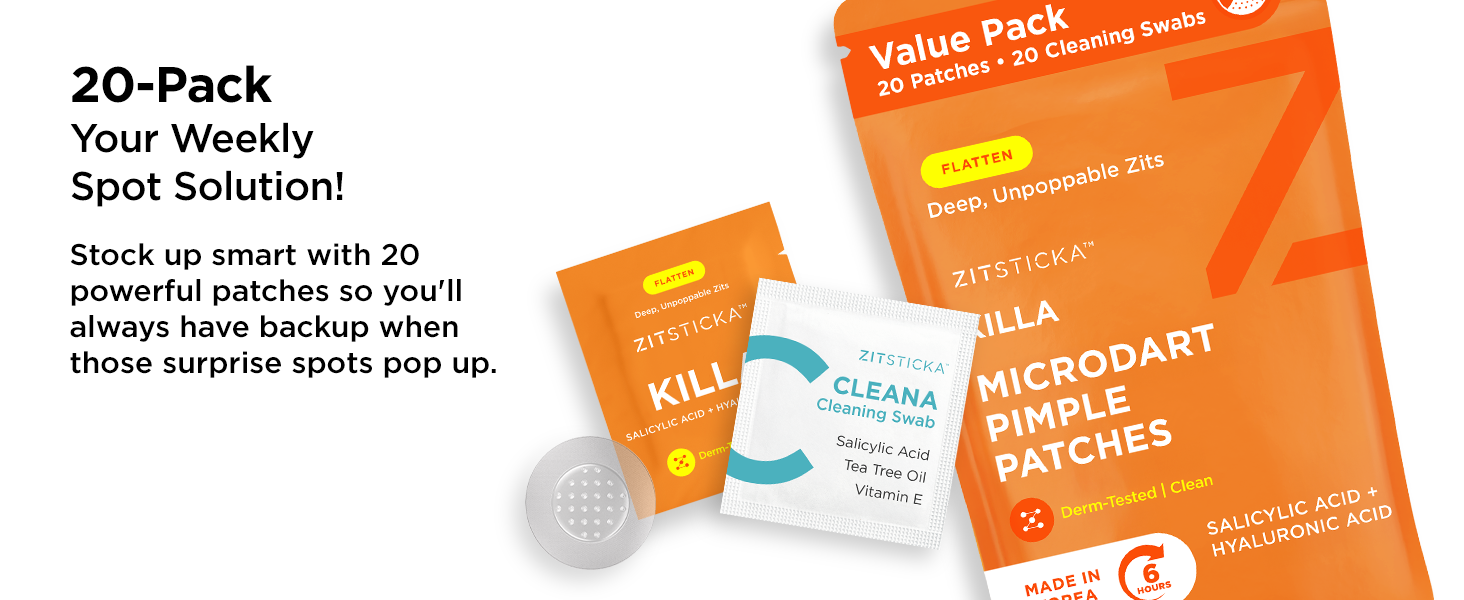 20 pack invisible pimple patches, zit patch pimple patches invisible