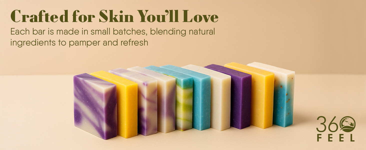 natural ingredients skin care products pampering essentials refreshing body soap small batch soap