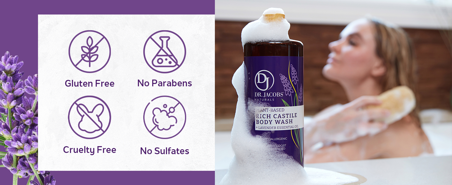 Gluten Free No Parabens Cruelty Free No Sulfates