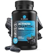 Dr. Robaina Activated Charcoal Capsules 1200 mg – Coconut-Shell Carbon for Gas & Bloating Relief,...