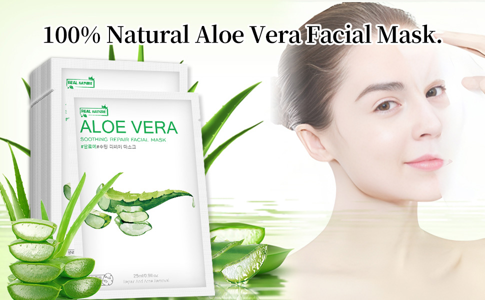 Aloe Vera Sheets Mask hydrating face masks face mask skin care