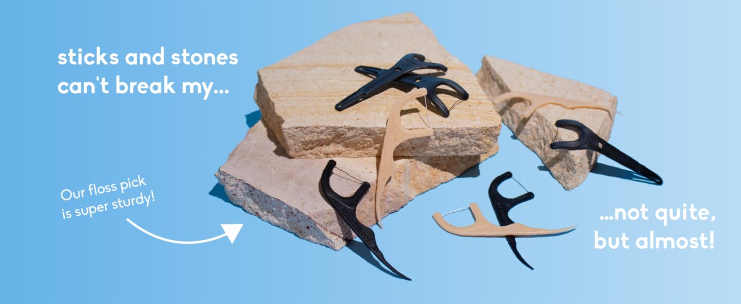 Sturdy Floss Picks | Gum Floss Picks worth the purchase | Clean Floss Picks