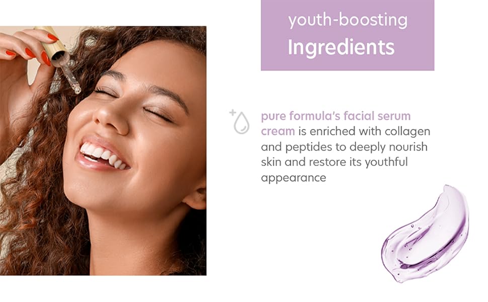 collagen & peptides facial serum