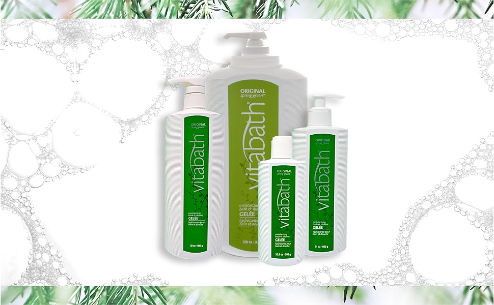 moisturizing cleanser original spring green body wash gelee