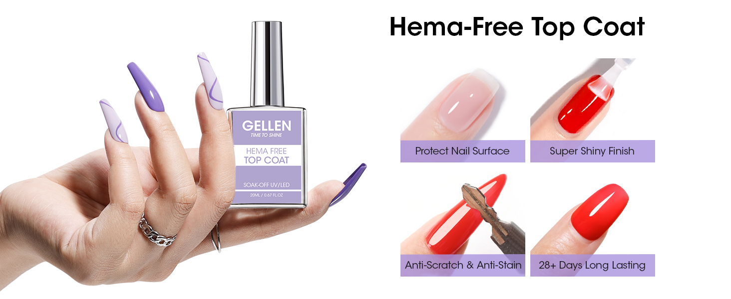 gel base and top coat