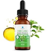 Dr. Robaina Organic Oil of Oregano Drops 87% Carvacrol – Wild Greek Oregano (Hirtum) Cold-Pressed...