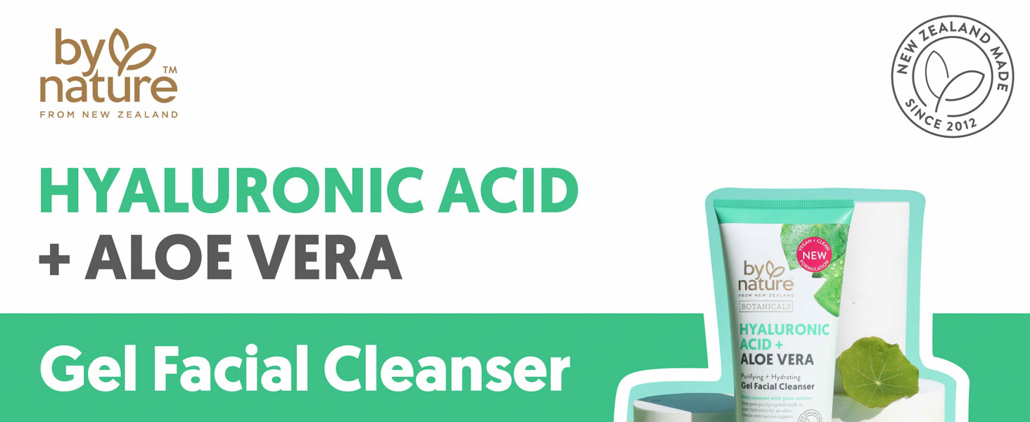 Lanocorp facial cleanser hyaluronic acid face wash aloe vera hydrating brightening gentle skincare
