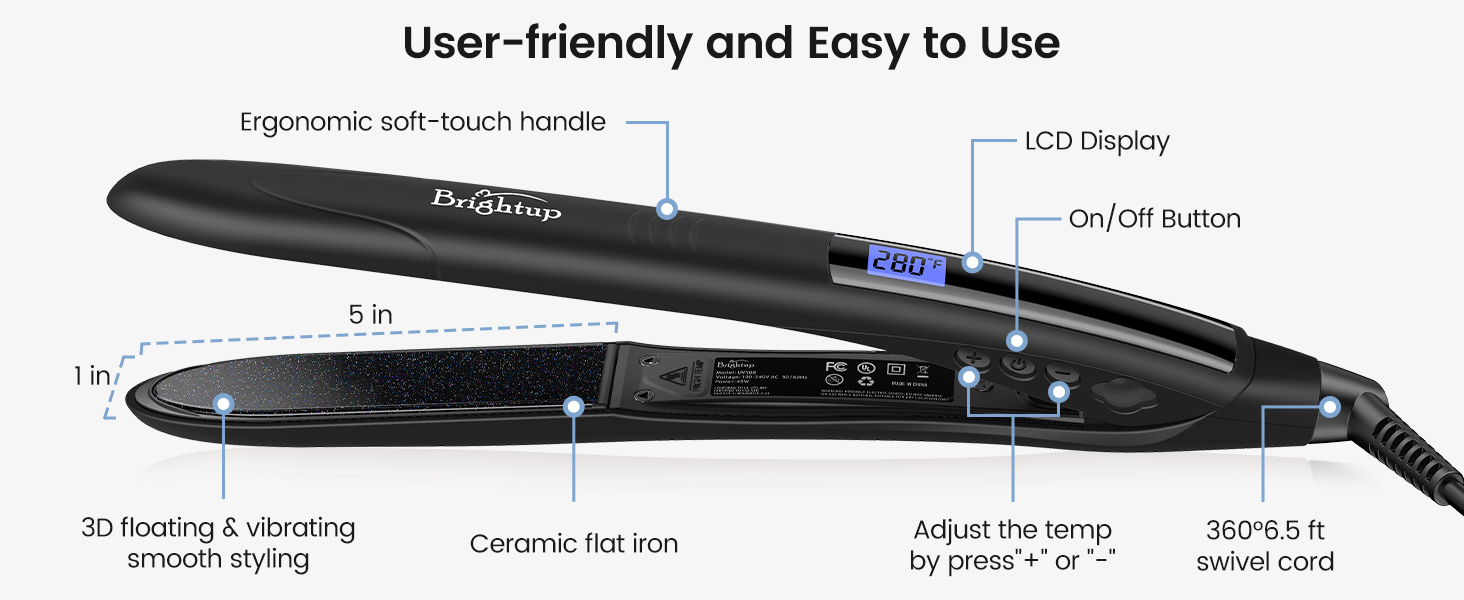 hair flat iron straightener