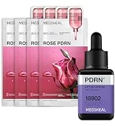 Mediheal PDRN Sheet Mask & PDRN Serum Skin Care Duo Set for Glass skin – Total Care for Radiance ...