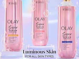 Three Types of Super Serum Body Washes
