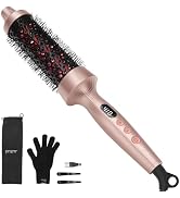 Prizm Infrared Thermal Brush Curling Brush, 1.5 Inch Ionic Heated Round Brush for Blowout Look, 4...