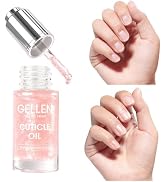 Gellen Nail Cuticle Oil for Growth and Strength, Vitamin E Fingernail Nourishing Oil for Hydratin...