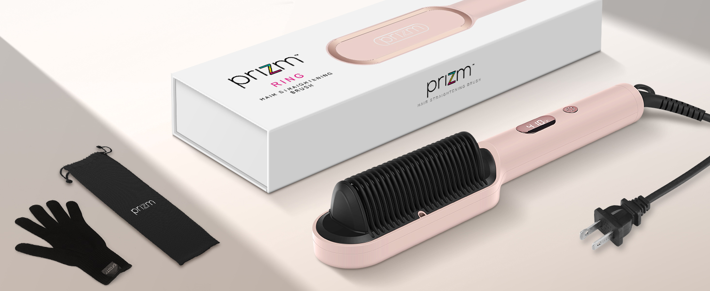 hair straightener brush, dual voltage
