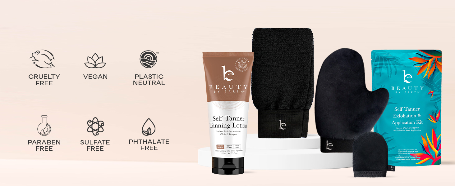 self-tanners set kit dark travel size foam indoor facial browning bronzing natural men bronzer