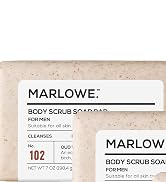 MARLOWE. No. 102 Men's Body Scrub Soap 7oz (Variety Trio) | Best Exfoliating Bar for Men | Made w...