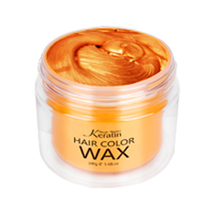 orange hair color wax